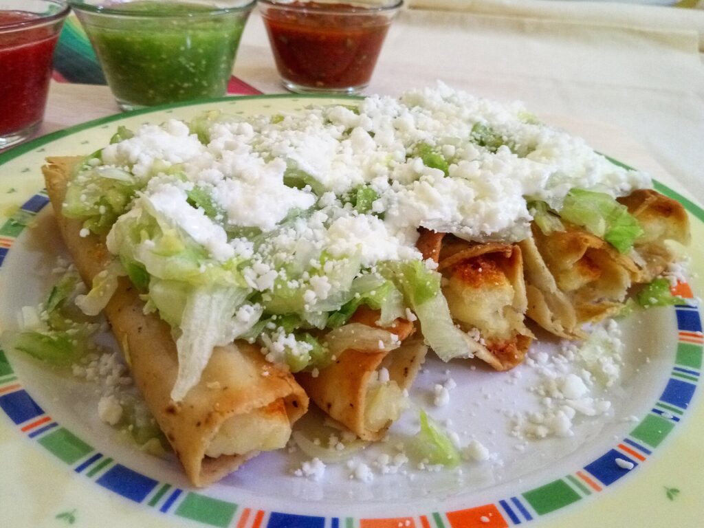 Crispy tacos dorados